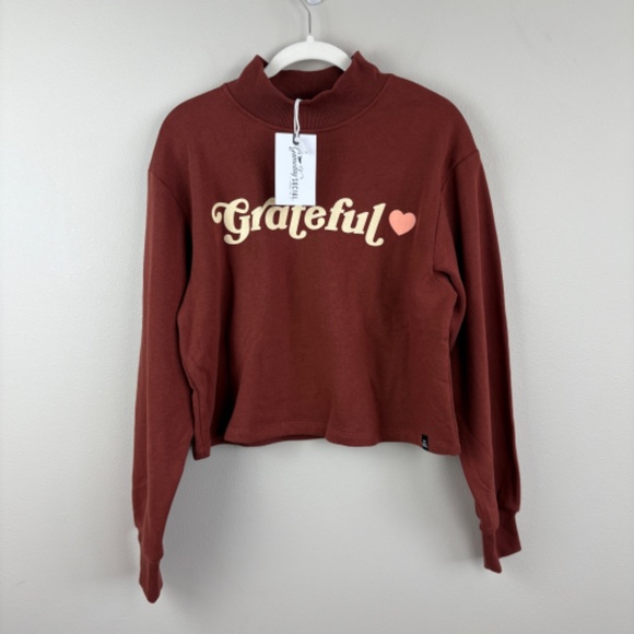 NWT Gameday Social Grateful Mockneck Sweatshirt - Size Large - Picture 5 of 6